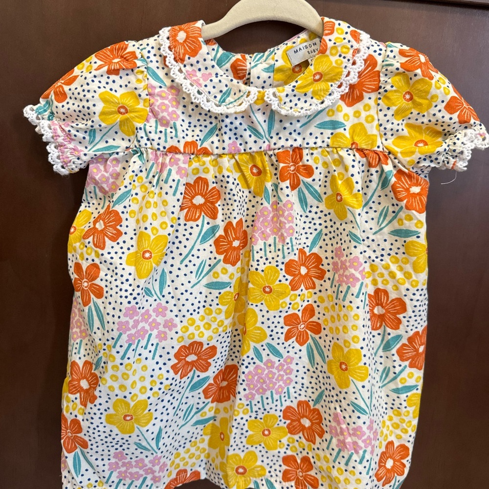 Floral Blouse Maison Me Baby